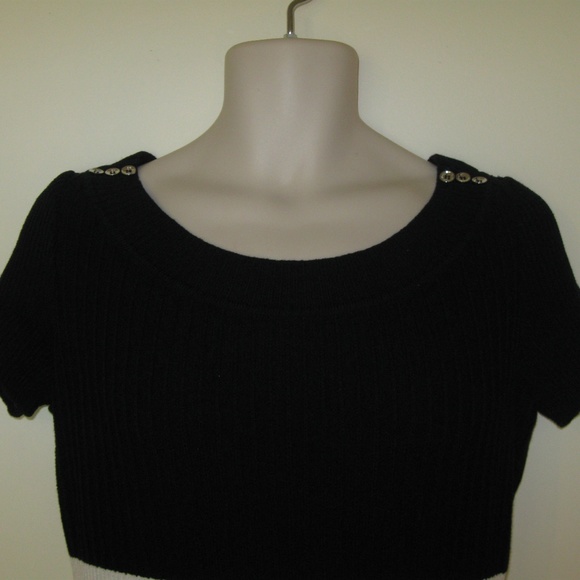 *LIKE NEW* ST.JOHN SPORT DRESS  BLACK&WHITE IN MED - Picture 3 of 7